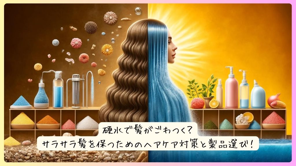 硬水で髪がごわつく？サラサラ髪を保つためのヘアケア対策と製品選び！